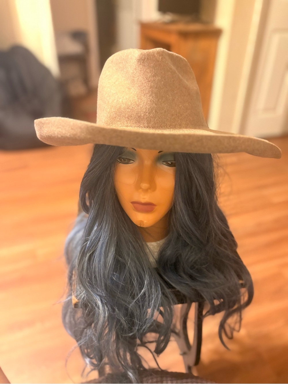 Universal Thread Tan Wool Felt Fedora